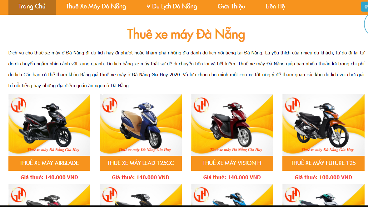 Khám phá 7 dịch vụ cho thuê xe máy tại Đà Nẵng siêu rẻ