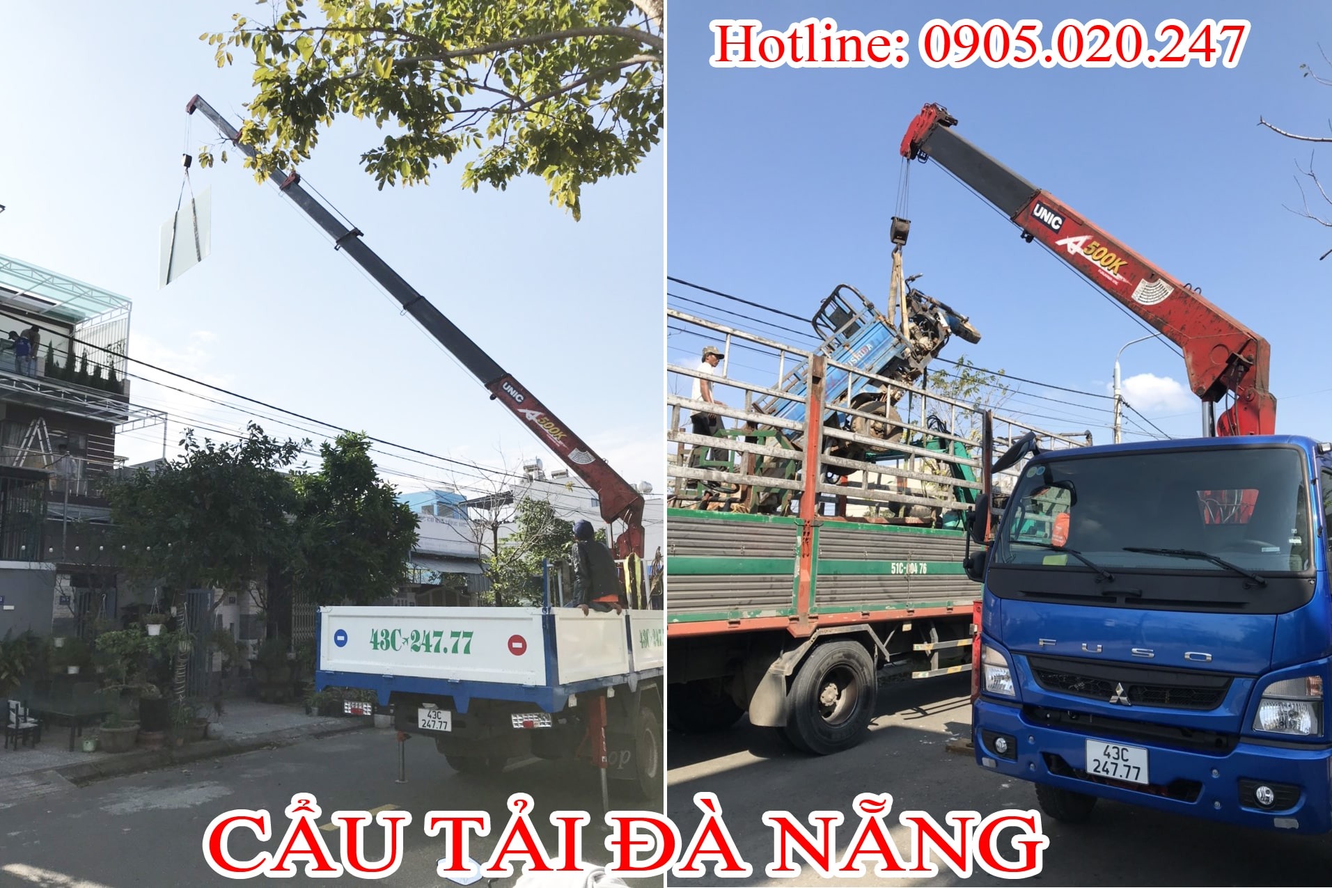 Dịch vụ cẩu tải Đà Nẵng - Địa chỉ cho thuê xe cẩu tại Đà Nẵng