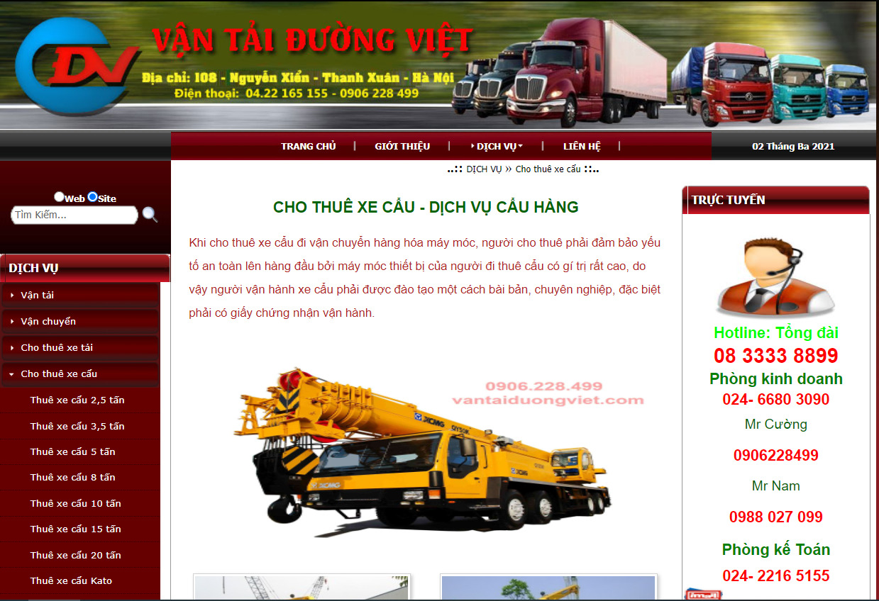 Lưu ngay Top 7 địa chỉ cho thuê xe cẩu tại Đà Nẵng giá rẻ