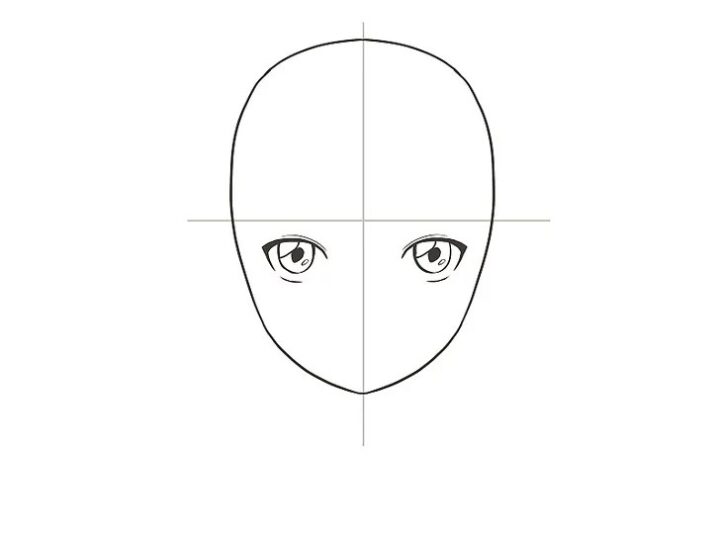 cách vẽ người anime vẽ mắt