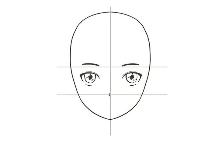 cách vẽ người anime vẽ mũi
