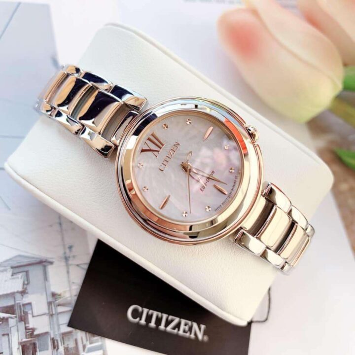 Citizen-Eco-Drive-EM0335-51D đồng hồ nữ đẹp sang chảnh