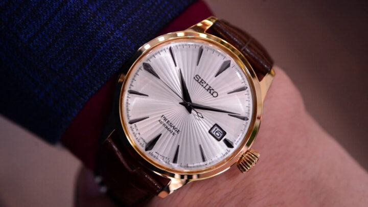 Đồng hồ mạ vàng Seiko-SRPB44J1