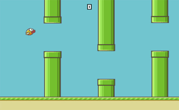 game khó nhất thế giới Flappy Bird