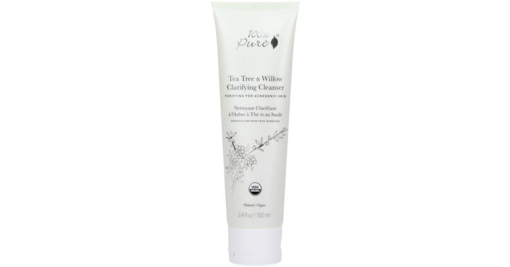 100% Pure Tea Tree & Willow Clarifying Cleanser 