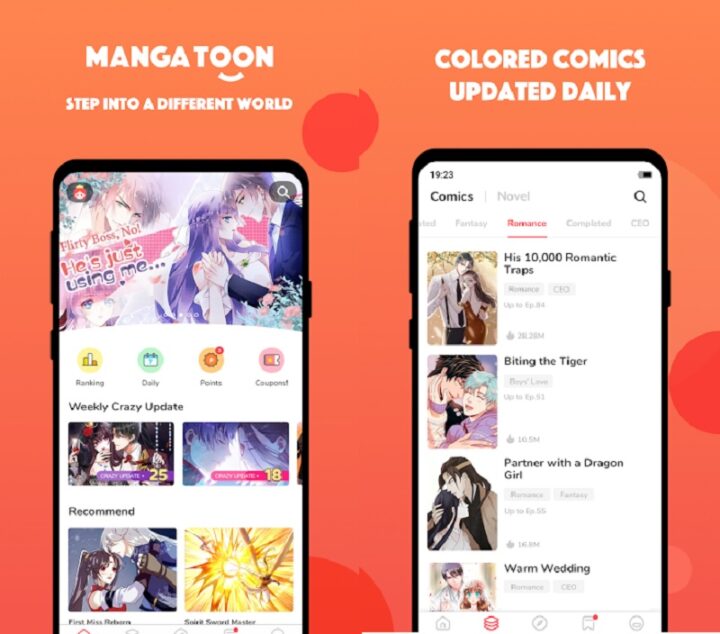 app doc truyen tranh MangaToon