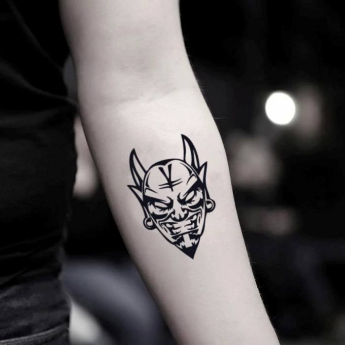Ý nghĩa hình xăm mặt quỷ (tattoo mặt quỷ)