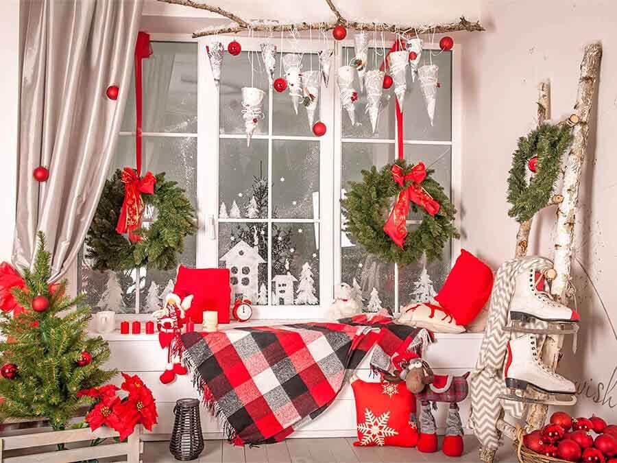 Trang trí Noel cửa hàng bằng các phụ kiện Giáng Sinh