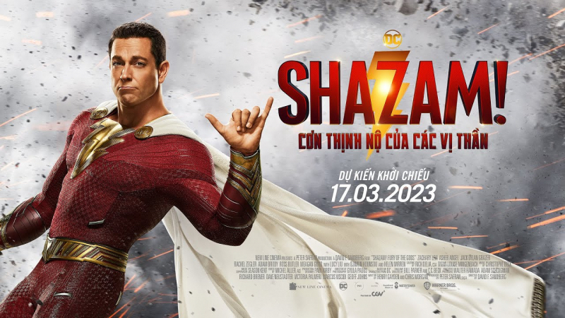 Shazam! Cơn Thịnh Nộ Của Các Vị Thần - phim chiếu rạp tháng 3